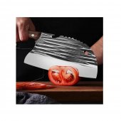 Satar bucatar CHEF-30, Full Tang, 554 g, otel carbon, maner plastic, husa neopren inclusa