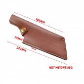 Satar profesional bucatar, Full Tang, lama forjata, otel carbon, 415g, husa inclusa