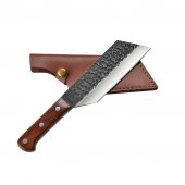 Set 2 Cutite universale tip Satar, Full Tang, lame forjate, huse incluse, otel carbon