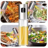 Set 2 Oliviere cu pulverizator pentru Ulei/Otet, 100 ml
