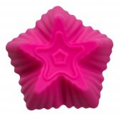Set 24 forme din silicon sub forma de Stea pentru Savarine, Tarte, Briose, Prajituri 35x70 mm, Multicolore