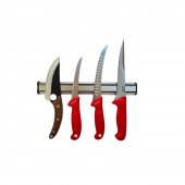 Set 4 Cutite profesionale macelarie RTK si suport magentic