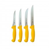 Set 4 Cutite profesionale pentru macelarie Tramontina, otel inoxidabil