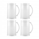 Set 4 Halbe cu pereti dublii pentru congelator, 460 ml