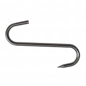 Set 5 carlige macelar tip S, 23cm, Ø10 mm, inox