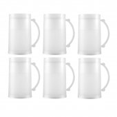 Set 6 Halbe cu pereti dubli pentru congelator, 460 ml