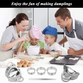 Set 6 Piese din inox pentru preparat coltunasi, paste ravioli sau gnocchi