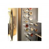 Set 6 recipiente metalice cu magnet pentru condimente 4x6 cm