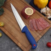 Set Fierastrau profesional macelarie pentru taiat oase + 2 panze rezerva + Cutit Sacrificat, lama dublu tais, Otel Inoxidabil