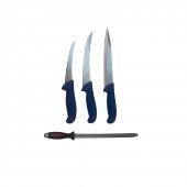 Set macelar format din 3 cutite profesionale GRM3 pentru Injunghiat, dezosat, filetat si Masat oval