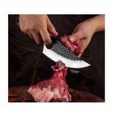 Set macelarie Butcher B6 format din 4 cutite profesionale, Satar 800 g si suport magnetic