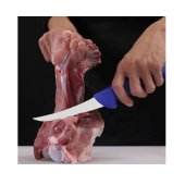 Set Profesional macelar format din Satar 800 g, 3 Cutite macelarie, dezosat, filetat, injunghiat si Fierastrau pentru oase