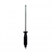 Set profesional macelarie format din Satar 800g, Cutit filetat lama 20 cm cu alveole si masat