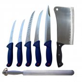 Set profesional macelarie Butcher King, 7 piese, otel inoxidabil