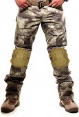 Set Protectie Genunchiere si Cotiere Army, Brown Beige, marime universala