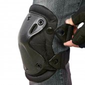 Set Protectie Genunchiere si Cotiere Army, Negru, marime universala