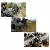 Set Protectie Genunchiere si Cotiere Army, Negru, marime universala