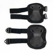 Set Protectie Genunchiere si Cotiere Army, Negru, marime universala