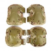 Set Protectie Genunchiere si Cotiere Army, verde militar deschis, marime universala