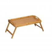 Tava de Servire pat din Bambus 50x30x22 cm, Maro