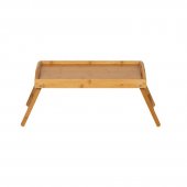 Tava de Servire pat din Bambus 50x30x22 cm, Maro