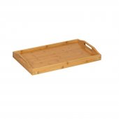 Tava de Servire pat din Bambus 50x30x22 cm, Maro